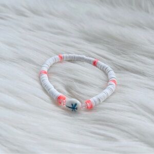 “Spring has sprung” handmade heishi bracelet spring summer fun everyday wear